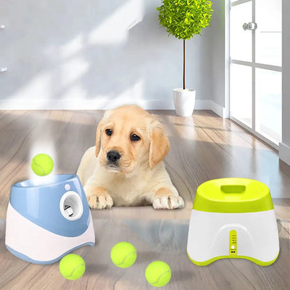 Keep Your Pup Active Without Lifting a Finger – Automatic Tennis Ball Launcher + 3 FREE Balls (Low Stock Sale!!)